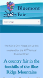 Mobile Screenshot of bluemontfair.org